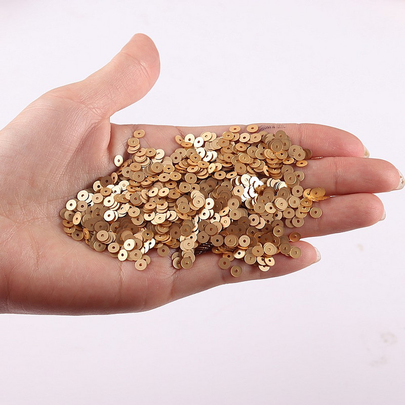 4000db 2mm 3mm 4mm matt flitterek lapos kerek laza flitterek konfetti csillogó pelyhek ruházathoz barkácsolás esküvői művészet kézműves kellékek