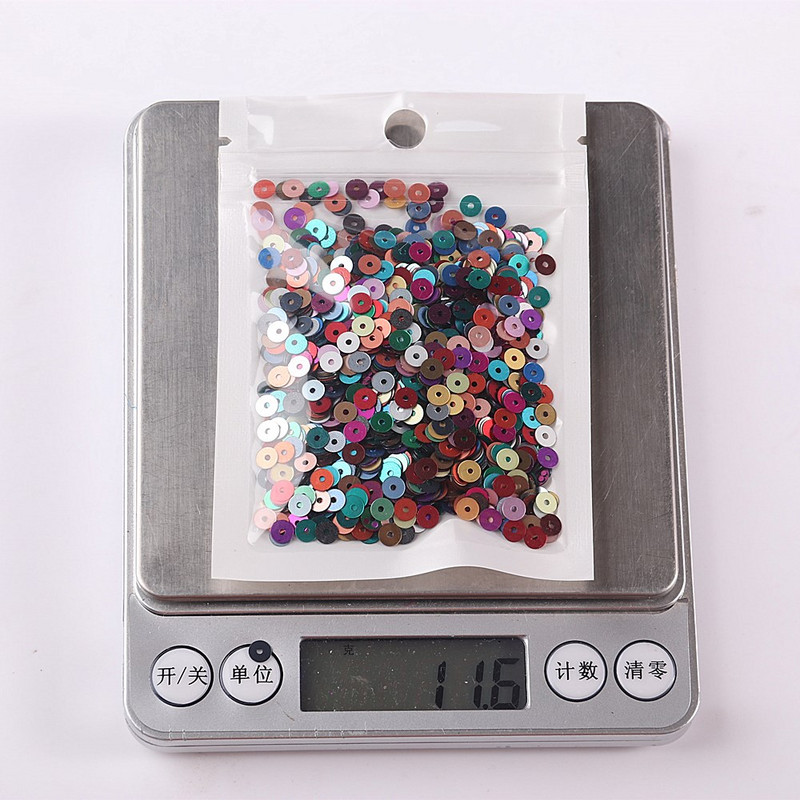 4000db 2mm 3mm 4mm matt flitterek lapos kerek laza flitterek konfetti csillogó pelyhek ruházathoz barkácsolás esküvői művészet kézműves kellékek