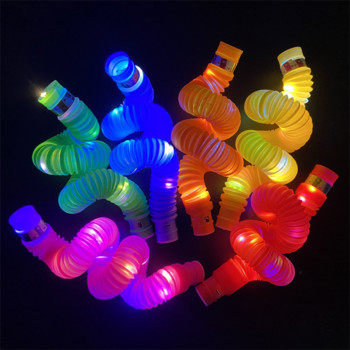 1/2/3/6PCS Парти флуоресцентна светлина Светещи пръчки Гривни Колиета Неонови светещи консумативи за Коледна сватба Цветни светещи тръби