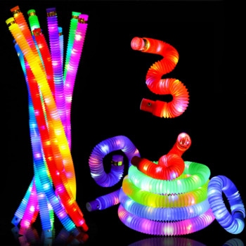 1/2/3/6PCS Party Fluorescence Light Glow Sticks Βραχιόλια Κολιέ Neon Glow Supplies for Christmas Wedding Colorful Luminous Tubes