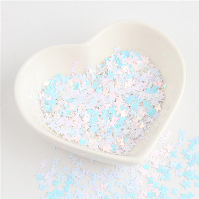 8g Παϊλέτες PET Ultrathin Sequins 10mm Dolphin Laser Glitter Sequin for Nail Art Decoration Body Art Painting Nail Decor DIY