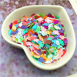 10g Mix flitter kézműves csillogó csillag szív virág unikornis sellő nyúl kagyló flitter Paillettes barkács manikűr körömdísz