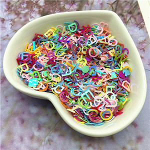 10g Mix flitter kézműves csillogó csillag szív virág unikornis sellő nyúl kagyló flitter Paillettes barkács manikűr körömdísz