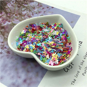 10g Mix flitter kézműves csillogó csillag szív virág unikornis sellő nyúl kagyló flitter Paillettes barkács manikűr körömdísz