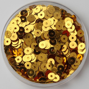 3mm 4mm 5mm 6mm lapos kerek PVC laza flitter Paillette varrás kézműves esküvői dekorációhoz Ruha ruha cipő sapkák barkács kiegészítők