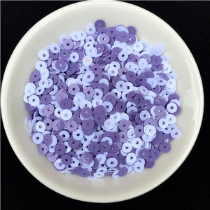 2000 gab./iepakojumā 4 mm vienkrāsaini sequin, plakani, apaļi PVC, vaļīgi vizuļi Pailletes Amatniecības šūšana, sieviešu auduma izšūšanas piederumi