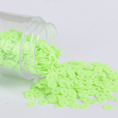 2000 gab./iepakojumā 4 mm vienkrāsaini sequin, plakani, apaļi PVC, vaļīgi vizuļi Pailletes Amatniecības šūšana, sieviešu auduma izšūšanas piederumi