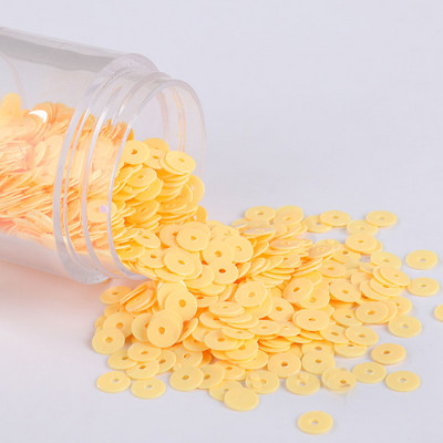 2000 gab./iepakojumā 4 mm vienkrāsaini sequin, plakani, apaļi PVC, vaļīgi vizuļi Pailletes Amatniecības šūšana, sieviešu auduma izšūšanas piederumi