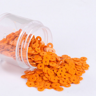 2000 gab./iepakojumā 4 mm vienkrāsaini sequin, plakani, apaļi PVC, vaļīgi vizuļi Pailletes Amatniecības šūšana, sieviešu auduma izšūšanas piederumi