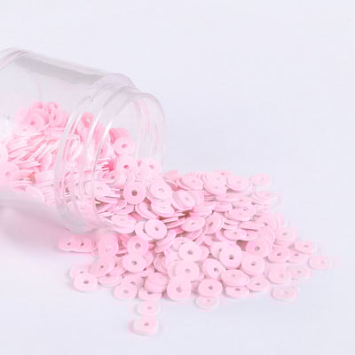 2000 gab./iepakojumā 4 mm vienkrāsaini sequin, plakani, apaļi PVC, vaļīgi vizuļi Pailletes Amatniecības šūšana, sieviešu auduma izšūšanas piederumi