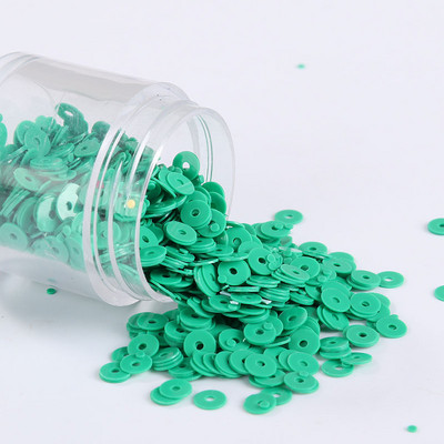 2000 gab./iepakojumā 4 mm vienkrāsaini sequin, plakani, apaļi PVC, vaļīgi vizuļi Pailletes Amatniecības šūšana, sieviešu auduma izšūšanas piederumi