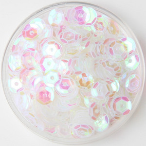 Vairāku izmēru kombinācija Krāsa 4mm 5mm 6mm Sequin PVC apaļa kauss Sequins Pailletes Šūšana Kāzu Amatniecība Sieviešu apģērbi Aksesuāri 10g