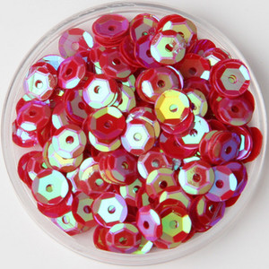 Vairāku izmēru kombinācija Krāsa 4mm 5mm 6mm Sequin PVC apaļa kauss Sequins Pailletes Šūšana Kāzu Amatniecība Sieviešu apģērbi Aksesuāri 10g