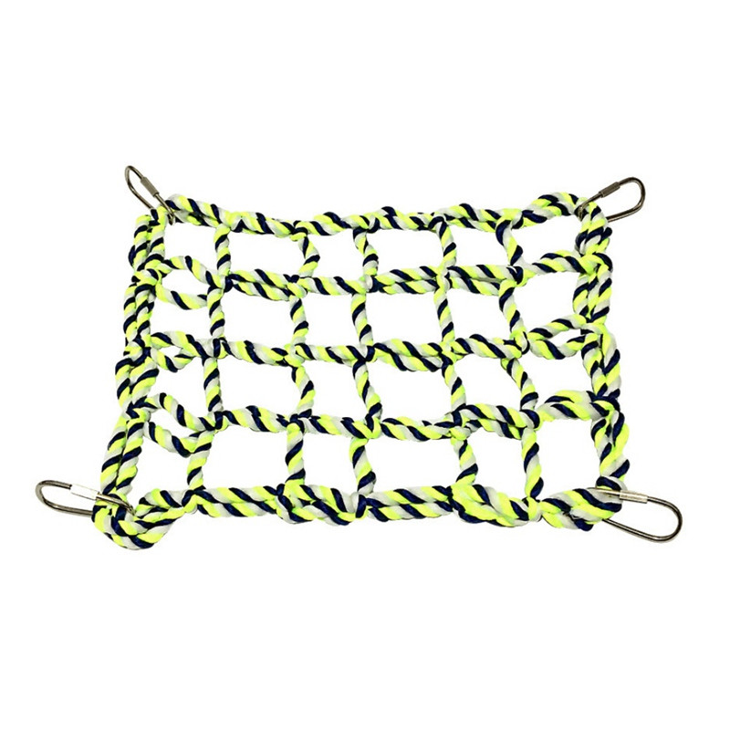 Mājdzīvnieku kāpšana Tīkls Papagailis Kāmis Vāvere Rotaļlietas Neilona Virve Piekārtas Virves Statīvs Tīkls Šūpoles Rotaļa Virs Kāpnes Sprādzes Putnu Aksesuāri