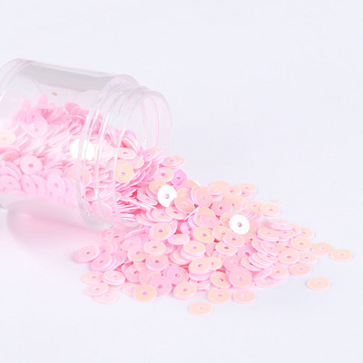 10g/Μέγεθος παρτίδας 2-6mm Επίπεδες στρογγυλές πούλιες PVC Χαλαρές παγιέτες Ράψιμο Wedding Craft Γυναικεία ενδύματα Αξεσουάρ Παιδικό Diy Υλικό