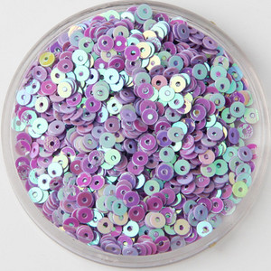 3mm 4mm 5mm 6mm lapos kerek PVC laza flitter Paillette varrás kézműves esküvői dekorációhoz Ruha ruha cipő sapkák barkács kiegészítők