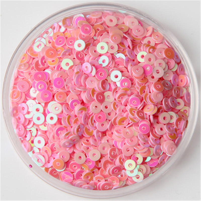 3mm 4mm 5mm 6mm lapos kerek PVC laza flitter Paillette varrás kézműves esküvői dekorációhoz Ruha ruha cipő sapkák barkács kiegészítők