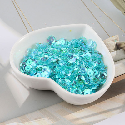 10g/tétel Új színek 4mm/5mm/6mm/8mm flitter PVC kerek csésze flitterek Paillettes varrás Esküvői kézművesség, női ruházati kiegészítők