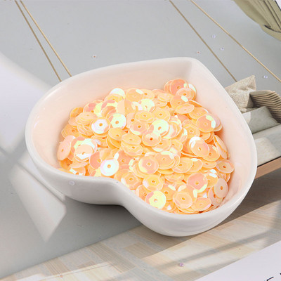 10g/tétel Új színek 4mm/5mm/6mm/8mm flitter PVC kerek csésze flitterek Paillettes varrás Esküvői kézművesség, női ruházati kiegészítők