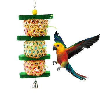Παιχνίδια μασήματος πουλιών Παιχνίδια που αναζητούν τροφή Κρεμαστά παιχνίδια Παπαγάλοι Κλουβί Παιχνίδια τεμαχισμού για παπαγάλους Lovebird Cockatiel Conure African Grey