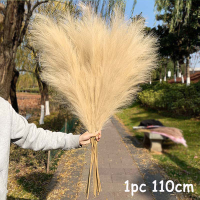 70-120 cm kunstlik pampa muru oks võltspudru võltsitud taime lilled pilliroo pantas pulmapidu kodukaunistus DIY kimp
