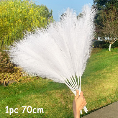 70-120 cm kunstlik pampa muru oks võltspudru võltsitud taime lilled pilliroo pantas pulmapidu kodukaunistus DIY kimp