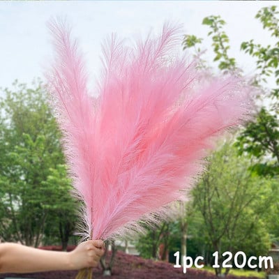 70-120 cm kunstlik pampa muru oks võltspudru võltsitud taime lilled pilliroo pantas pulmapidu kodukaunistus DIY kimp