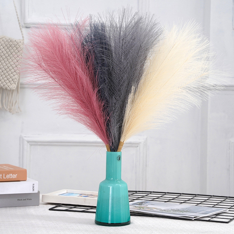 70-120 cm kunstlik pampa muru oks võltspudru võltsitud taime lilled pilliroo pantas pulmapidu kodukaunistus DIY kimp