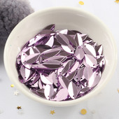 720gab 6*14mm kauss ovāls salokāms fliteris zirga acis forma amatniecība matēta vaļīga pailletes uzlīmes paštaisīt kāzu šūšanas aksesuāri