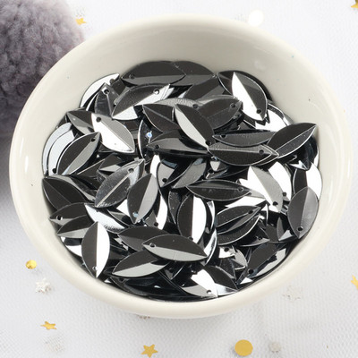 720gab 6*14mm kauss ovāls salokāms fliteris zirga acis forma amatniecība matēta vaļīga pailletes uzlīmes paštaisīt kāzu šūšanas aksesuāri