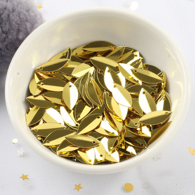 720gab 6*14mm kauss ovāls salokāms fliteris zirga acis forma amatniecība matēta vaļīga pailletes uzlīmes paštaisīt kāzu šūšanas aksesuāri