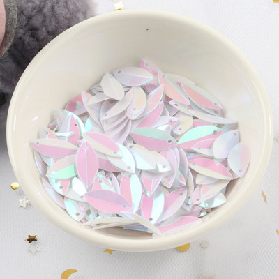 720gab 6*14mm kauss ovāls salokāms fliteris zirga acis forma amatniecība matēta vaļīga pailletes uzlīmes paštaisīt kāzu šūšanas aksesuāri