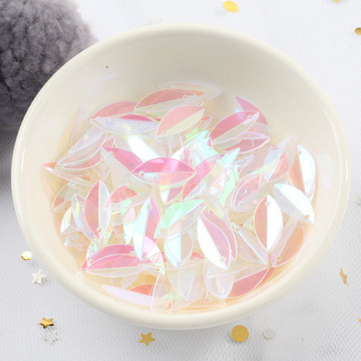 720gab 6*14mm kauss ovāls salokāms fliteris zirga acis forma amatniecība matēta vaļīga pailletes uzlīmes paštaisīt kāzu šūšanas aksesuāri