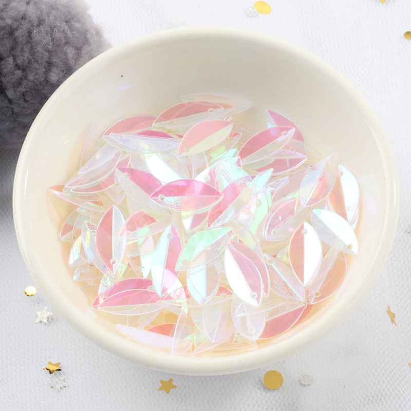 720gab 6*14mm kauss ovāls salokāms fliteris zirga acis forma amatniecība matēta vaļīga pailletes uzlīmes paštaisīt kāzu šūšanas aksesuāri