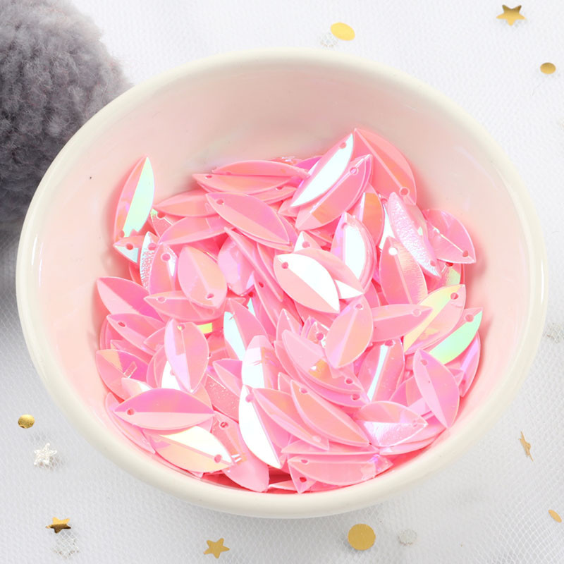 720gab 6*14mm kauss ovāls salokāms fliteris zirga acis forma amatniecība matēta vaļīga pailletes uzlīmes paštaisīt kāzu šūšanas aksesuāri