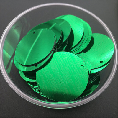 10mm 15mm 20mm 25mm 30mm PVC lapos, kerek laza flitterek Paillettes varrás Esküvői kézműves kiegészítők 1 oldalsó lyukkal