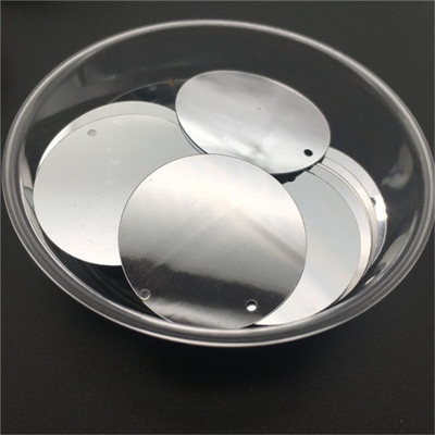 10mm 15mm 20mm 25mm 30mm PVC lapos, kerek laza flitterek Paillettes varrás Esküvői kézműves kiegészítők 1 oldalsó lyukkal