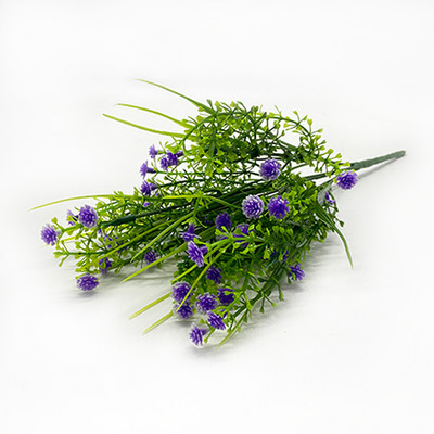 Mesterséges zöld műanyag fű növény Művirág Babysbreak Esküvő Otthon Karácsonyi dekoráció Party Irodai virág