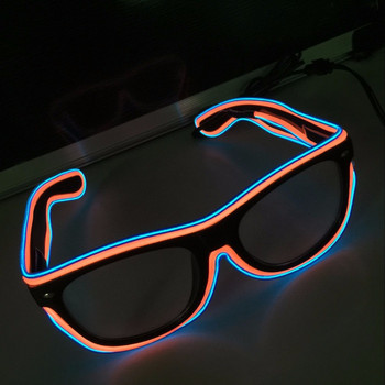 Φωτεινά γυαλιά ηλίου Fashion Neon Light Up Glow Rave Costume Party Φωτεινά γυαλιά ηλίου Προμήθειες για το Πάσχα
