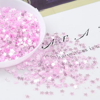 10g Crystal Nail Sequin 3mm 4mm Star Shape Sequins Πιλέτες για Nails Art Glitter,Decro κομφετί γάμου,Αξεσουάρ μακιγιάζ