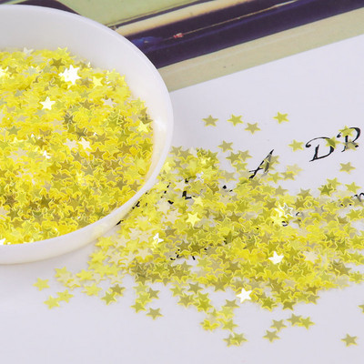 10 g kristāla nagu vizulis 3 mm 4 mm zvaigznes formas vizuļi Pailletes nagu mākslas spīdumam, kāzu dekorācijas konfeti, grima piederumi