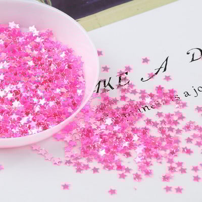 10 g kristāla nagu vizulis 3 mm 4 mm zvaigznes formas vizuļi Pailletes nagu mākslas spīdumam, kāzu dekorācijas konfeti, grima piederumi