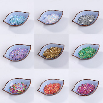 3D Cup Plum Blossom Sequin Multi Size 5mm 6mm 8mm 10mm Flower Sequins Εξαρτήματα για κοσμήματα στολής χειροτεχνίας με κεντήματα