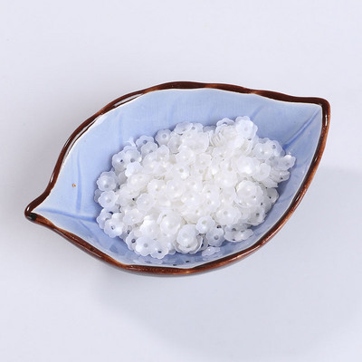 3D kauss plūmju ziedu vizulis, vairāku izmēru 5 mm 6 mm 8 mm, 10 mm ziedu vizulis, armatūra rokdarbiem, kostīmu rotaslietas