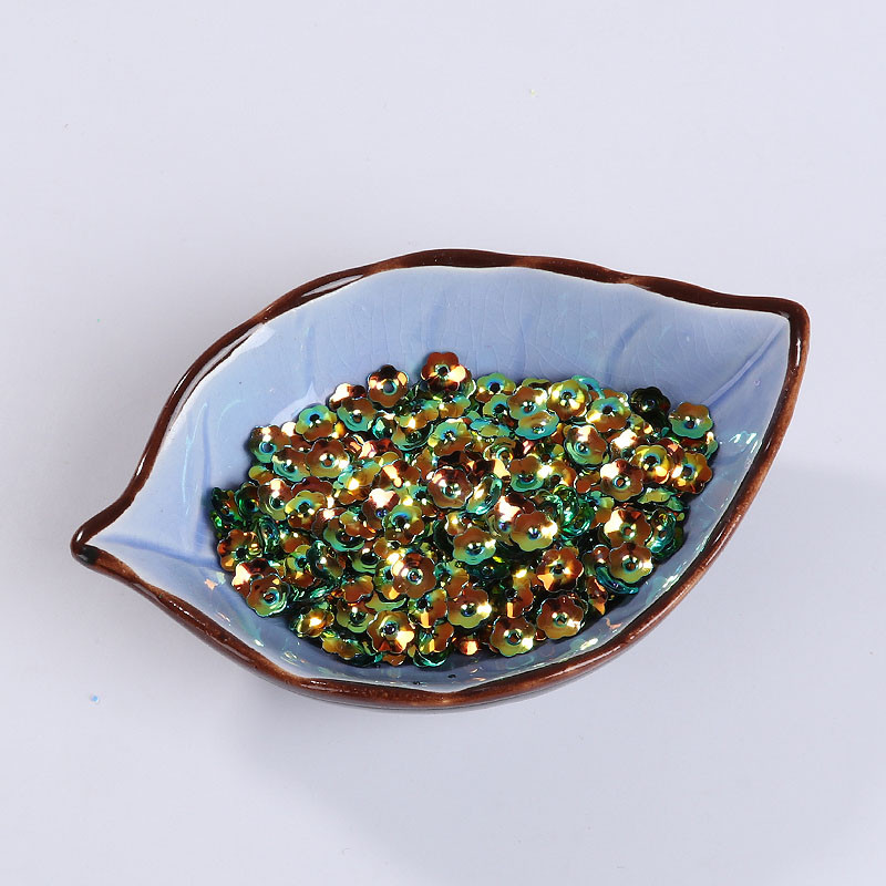 3D kauss plūmju ziedu vizulis, vairāku izmēru 5 mm 6 mm 8 mm, 10 mm ziedu vizulis, armatūra rokdarbiem, kostīmu rotaslietas