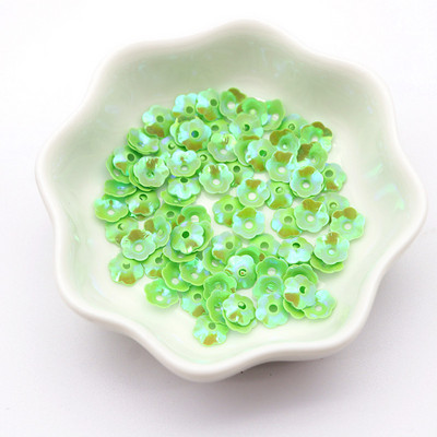 1200 gab./iepakojumā jauktas ziedu formas PVC lielapjoma vizuļi 6 mm mirdzoši konfeti nagu mākslas apdares fliteri, paši izgatavoti šūšanas piederumi