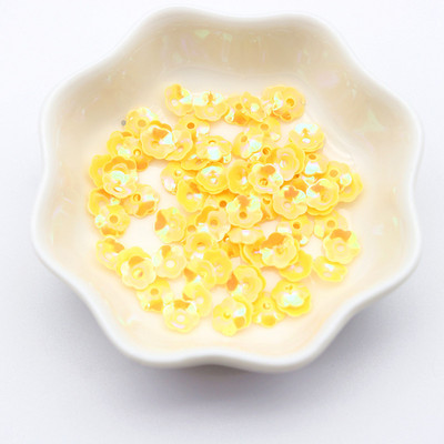 1200 gab./iepakojumā jauktas ziedu formas PVC lielapjoma vizuļi 6 mm mirdzoši konfeti nagu mākslas apdares fliteri, paši izgatavoti šūšanas piederumi