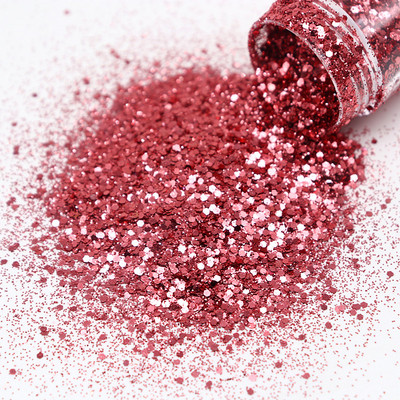 10 ml 1 kārba nagu lakas purpursarkana jaukta smalka un spīdīga plāna nagu lakas mirdzošā pulvera sērija, piemērota gēla lakas grimam