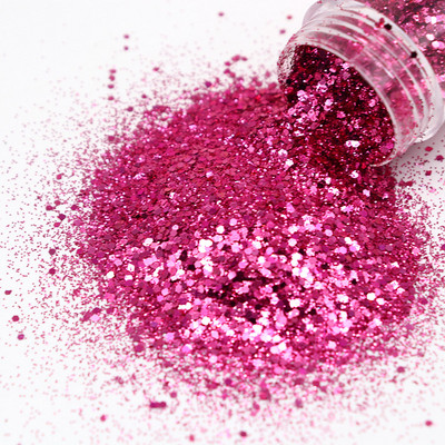 10 ml 1 kārba nagu lakas purpursarkana jaukta smalka un spīdīga plāna nagu lakas mirdzošā pulvera sērija, piemērota gēla lakas grimam