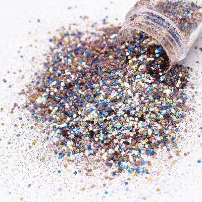 10 ml 1 kārba nagu lakas purpursarkana jaukta smalka un spīdīga plāna nagu lakas mirdzošā pulvera sērija, piemērota gēla lakas grimam